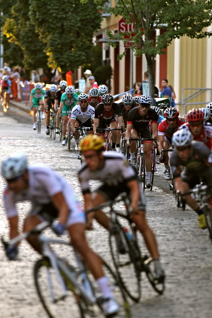 Racing over cobbles