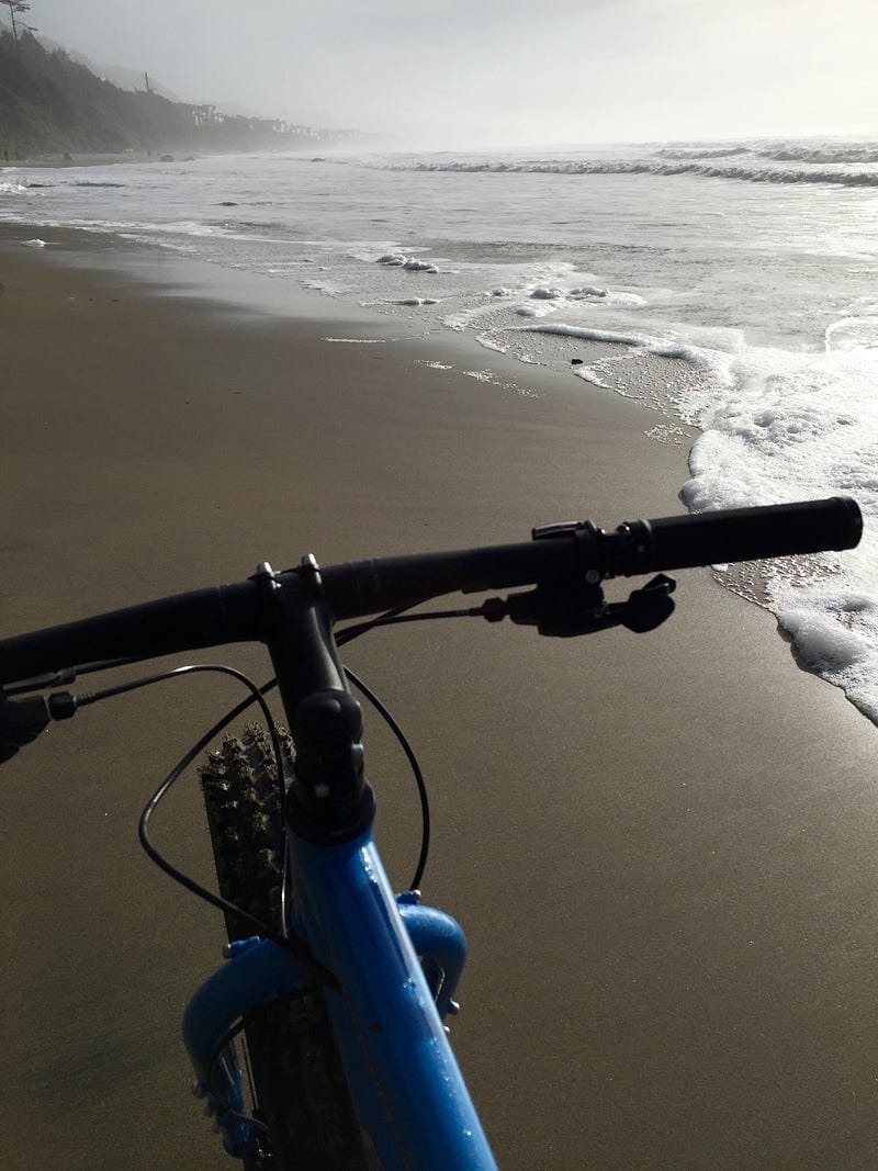 Riding the Pacific Northwest Coast in January