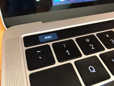 A quick parable about the Apple touchbar