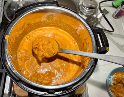 Perfect chicken tikka masala made in the InstantPot